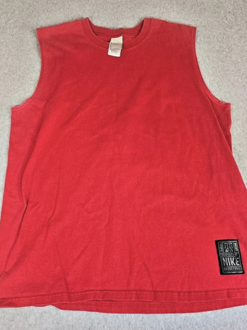 Vintage Y2K Nike Basketball Red Sleeveless Tank Men’s L